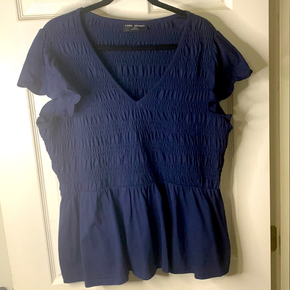 Lane Bryant navy blue top 18/20